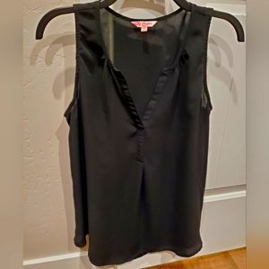 Candie's Black Sleeveless Shirt
